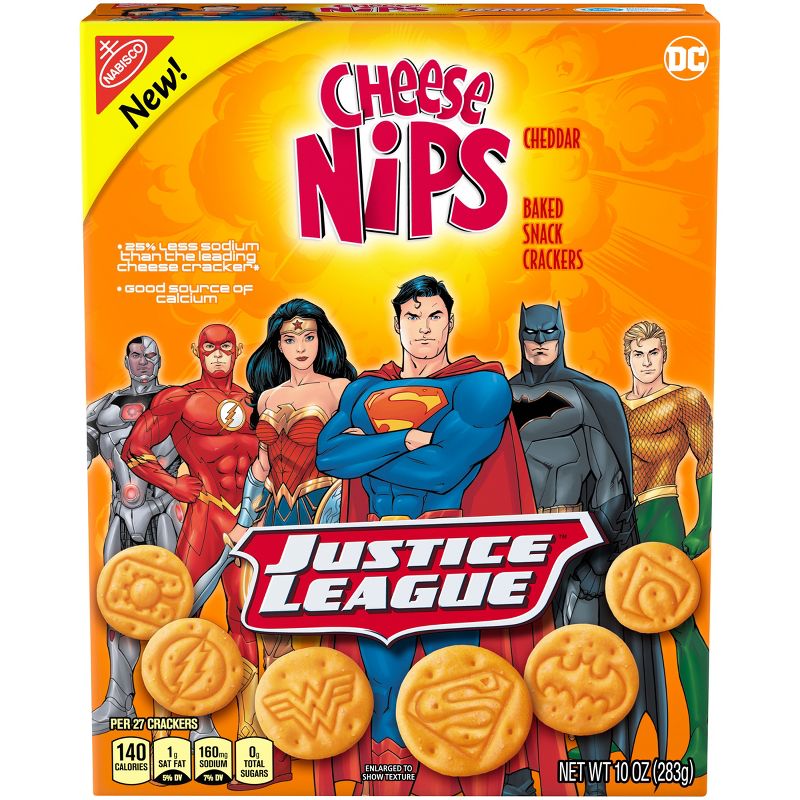 Cheese Nips Justice League Crackers - 10oz