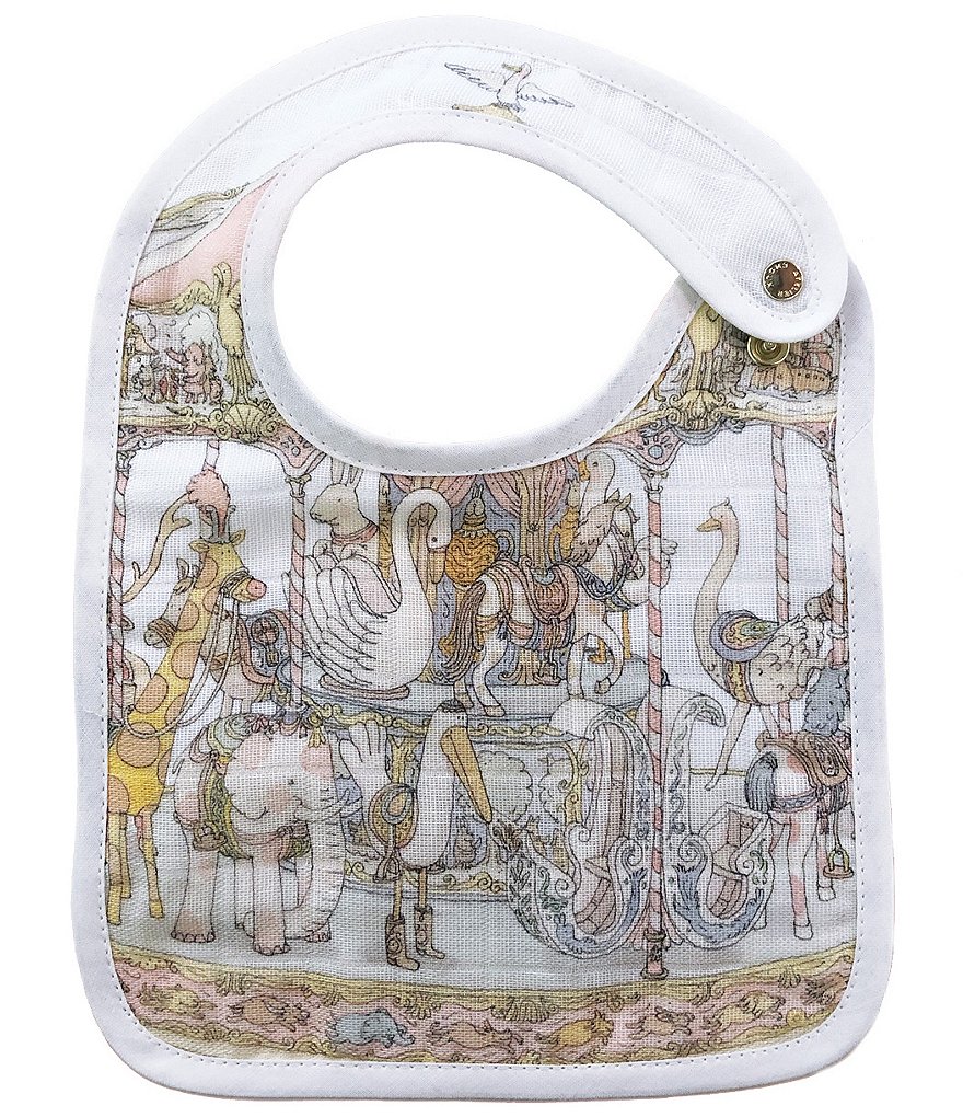 Atelier Choux Paris Organic Cotton Baby Carousel Small Bib