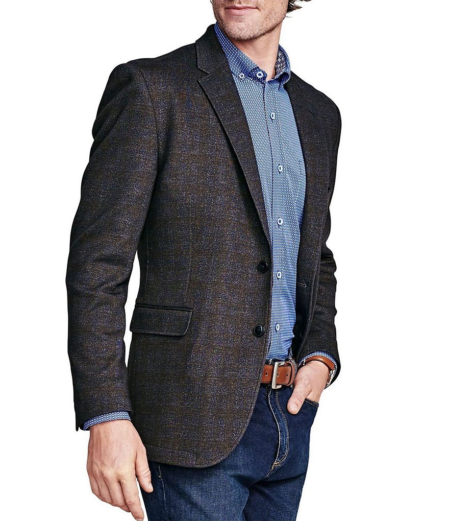 Johnston & Murphy XC4 Plaid Stretch Blazer