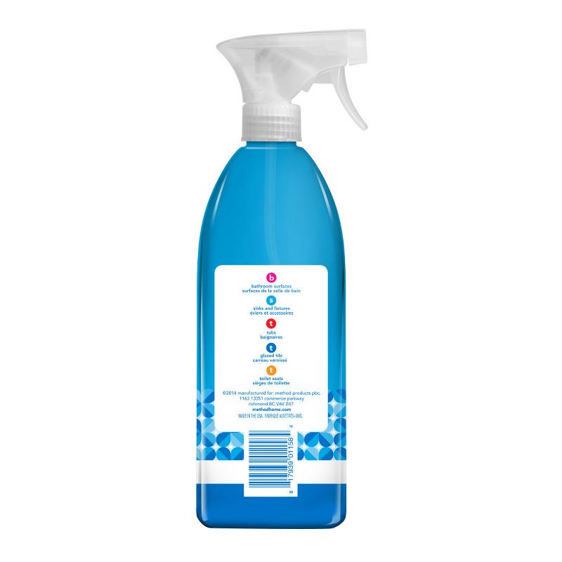 Method Antibacterial Bathroom Cleaner - Spearmint Spray Bottle - 28 fl oz