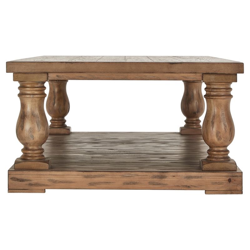 Murray Hill Balustrade Small Cocktail Table - Natural - Inspire Q