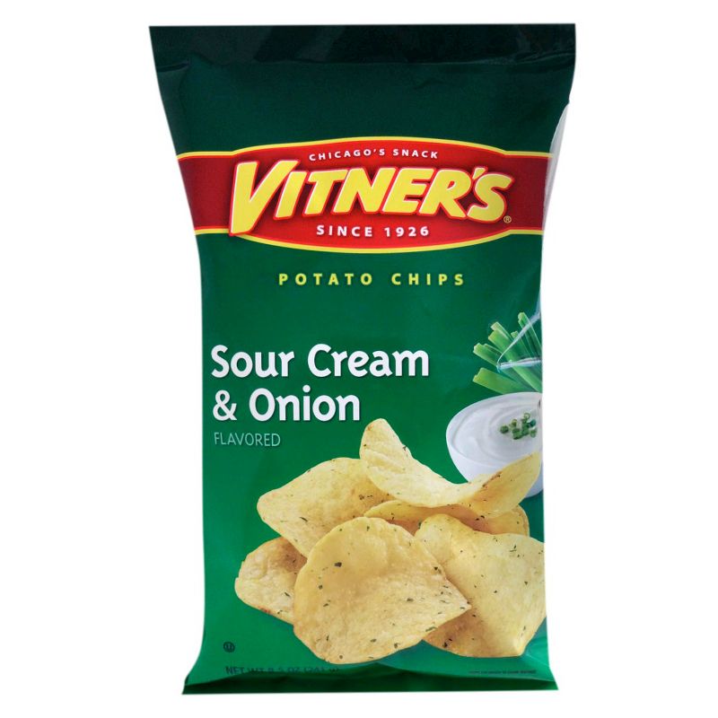 Vitner's Sour Cream & Onion Flavored Potato Chips - 8.5oz
