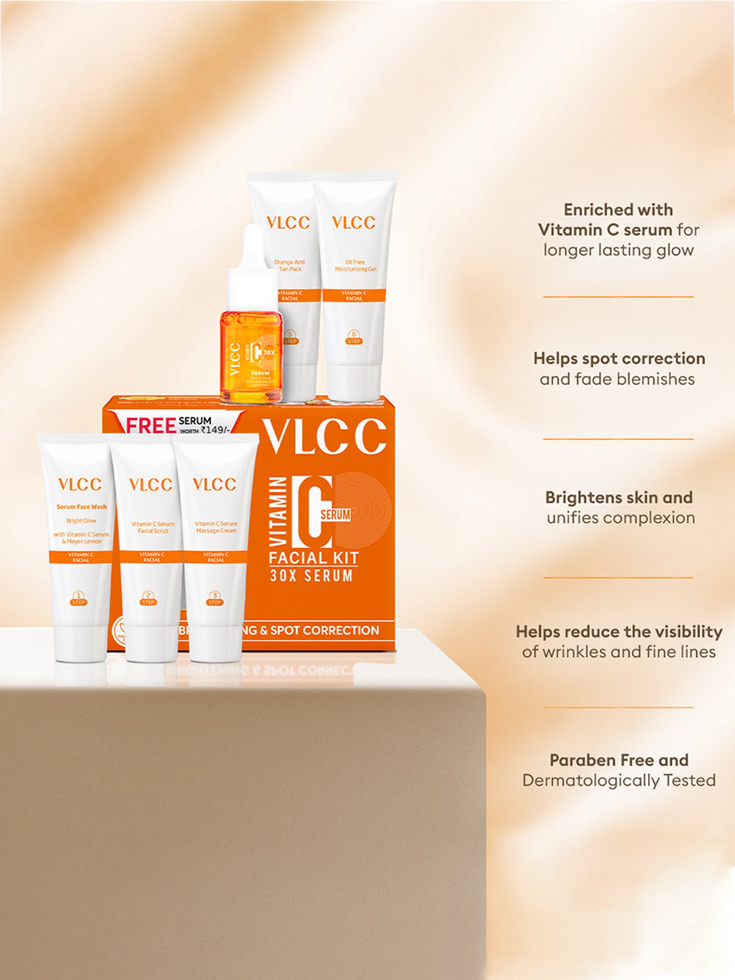 VLCC Vitamin C Serum Facial Kit