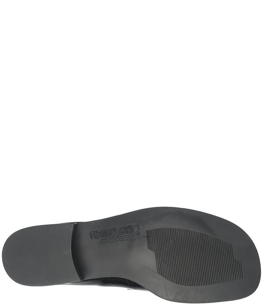 Franco Sarto Bocca Patent Leather Block Heel Loafers