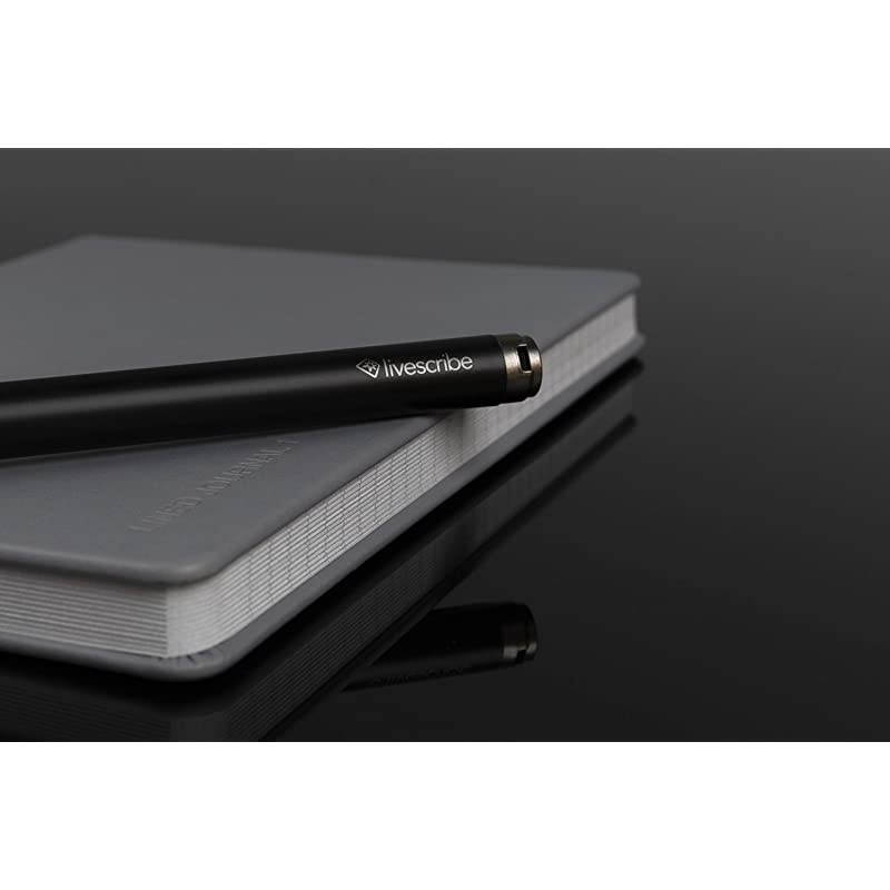 Aegir Smartpen Black Professional Edition with Executive Notebook Compatible with Windows iOS or Android Devices Like Smartphones Tablets and Computers