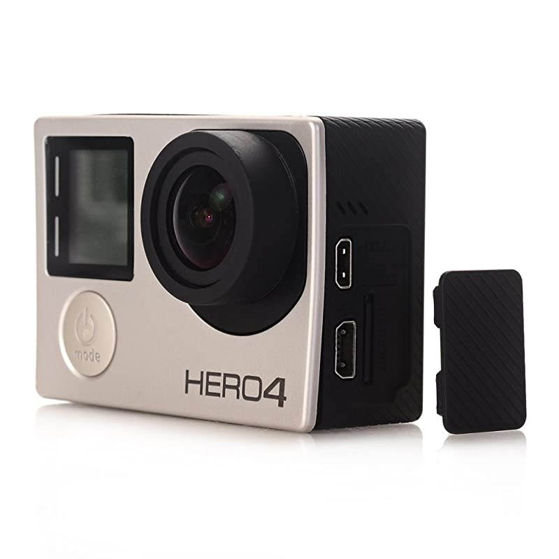 USB Side Door Cover Replacement Repair Part for GoPro Hero4 Black for GoPro Hero 4 Silver