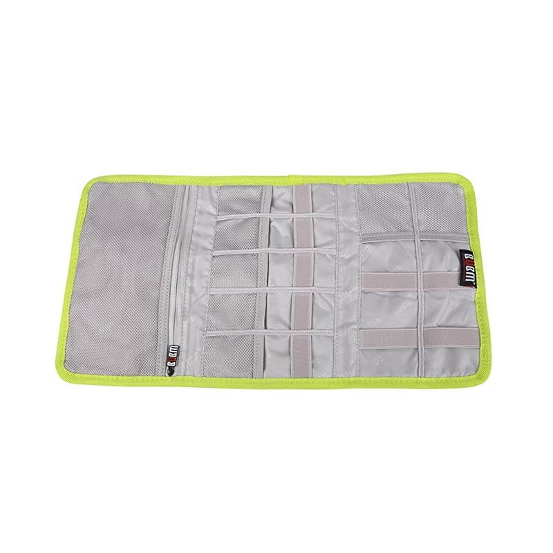 Electronic Organizer  Travel Cable BagUSB Drive Shuttle CaseElectronics Accessory Organizer for Home OfficeBlue