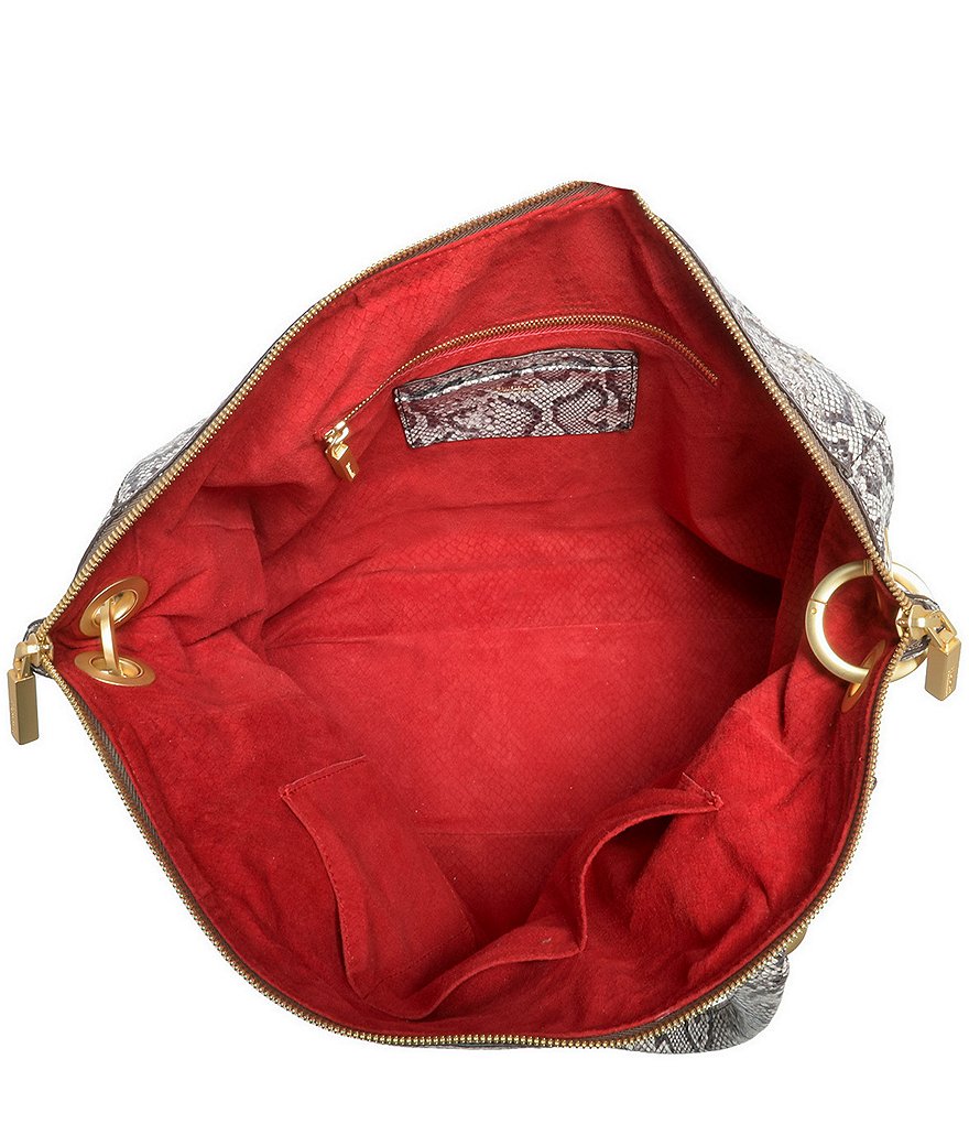 Patricia Nash Birds of Paradise Embroidery Collection Ferrara Frame Shoulder Bag