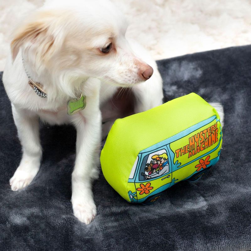 Crowded Coop, LLC Scooby-Doo Mystery Machine 6" Plush Dog Chew Toy