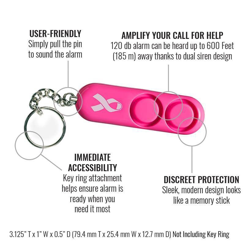 Sabre Personal Alarm Pink