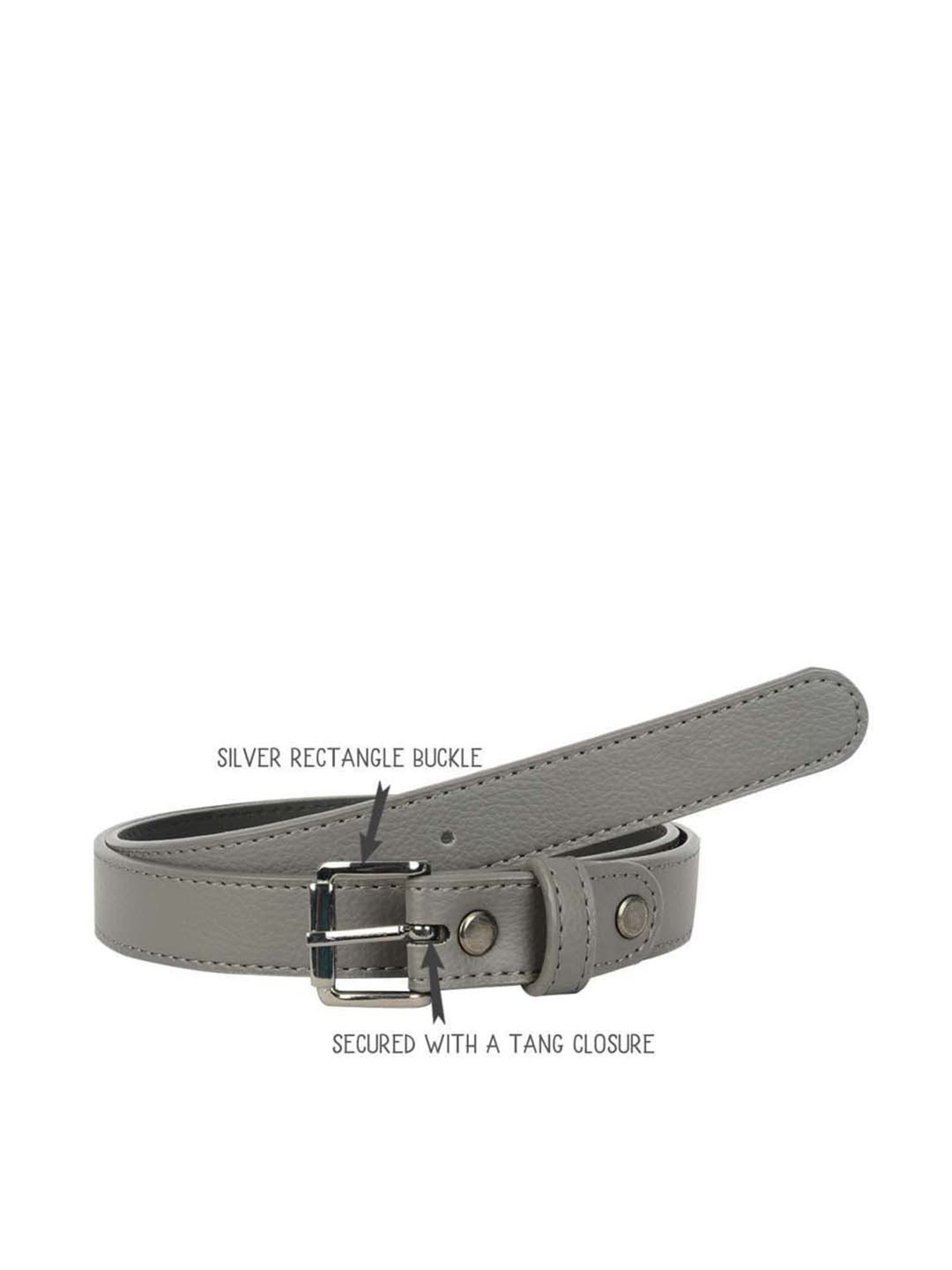 Baggit Grey Narrow Belt for Women