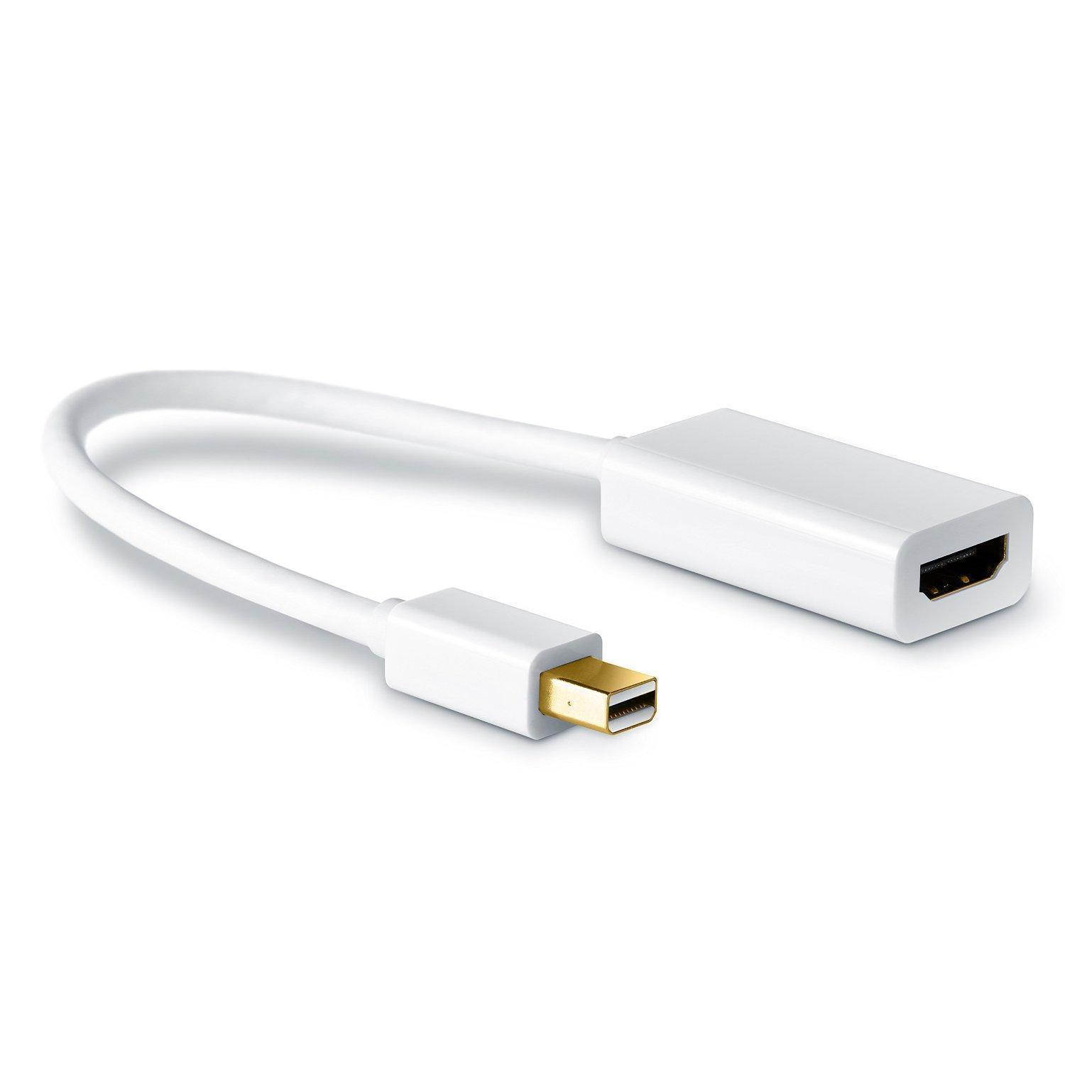 Thunderbolt Mini Display Port To HDMI Cable Adapter Apple iMac MacBook Air & Pro