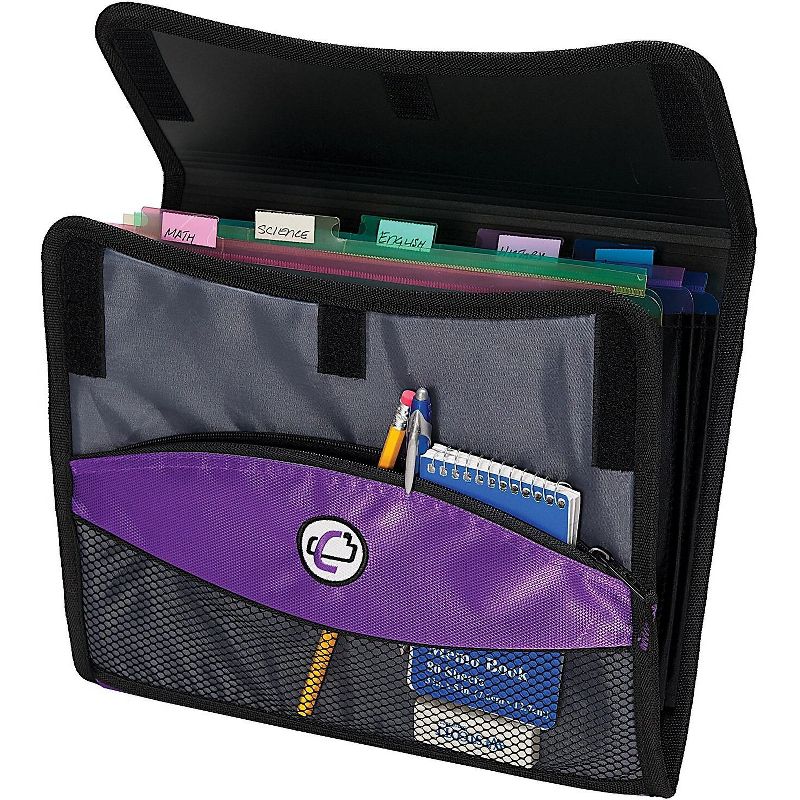 Case it D-901 2 Blue Zipper Binder with 