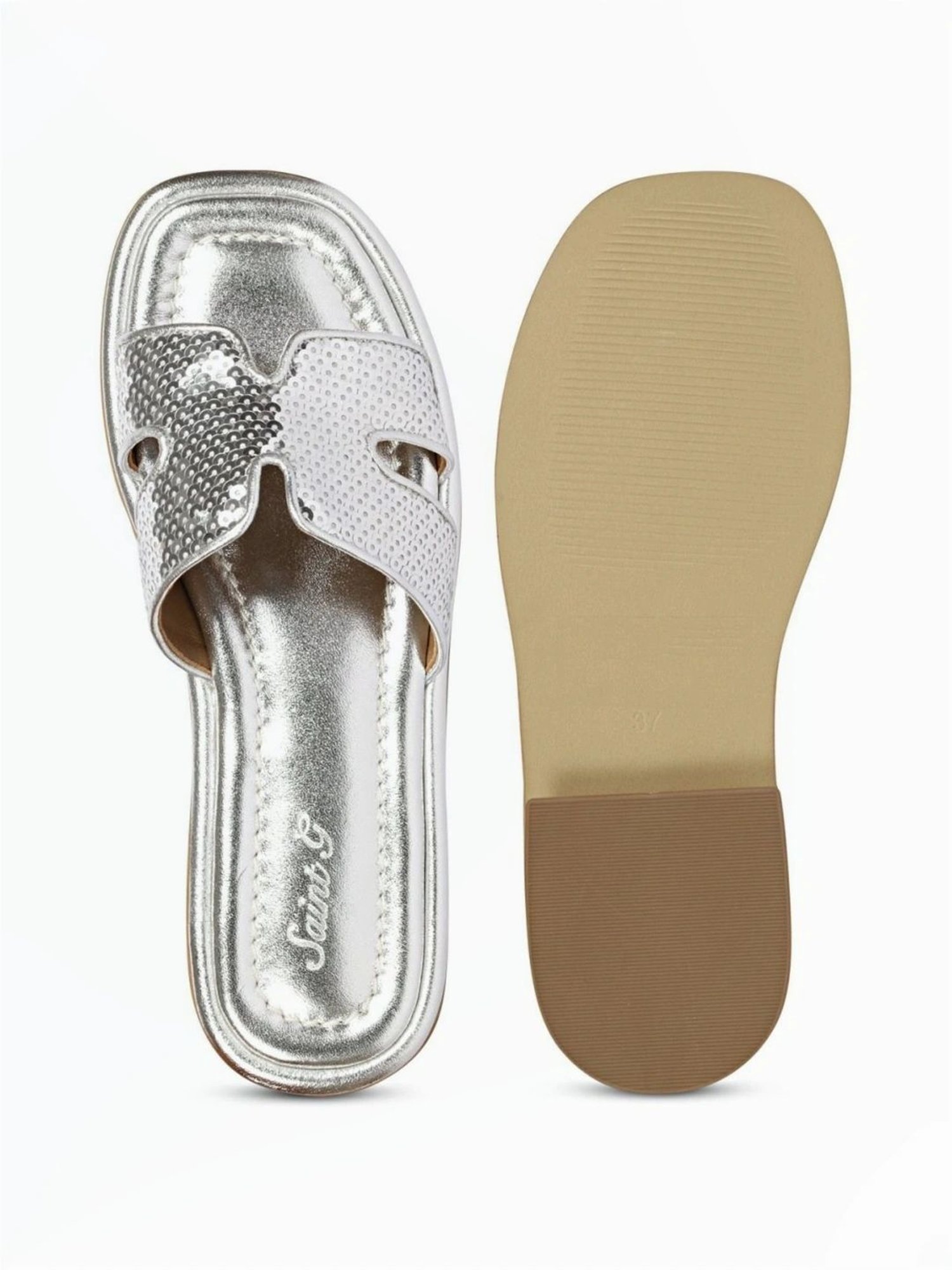 Saint G Women's Silver Casual Sandals