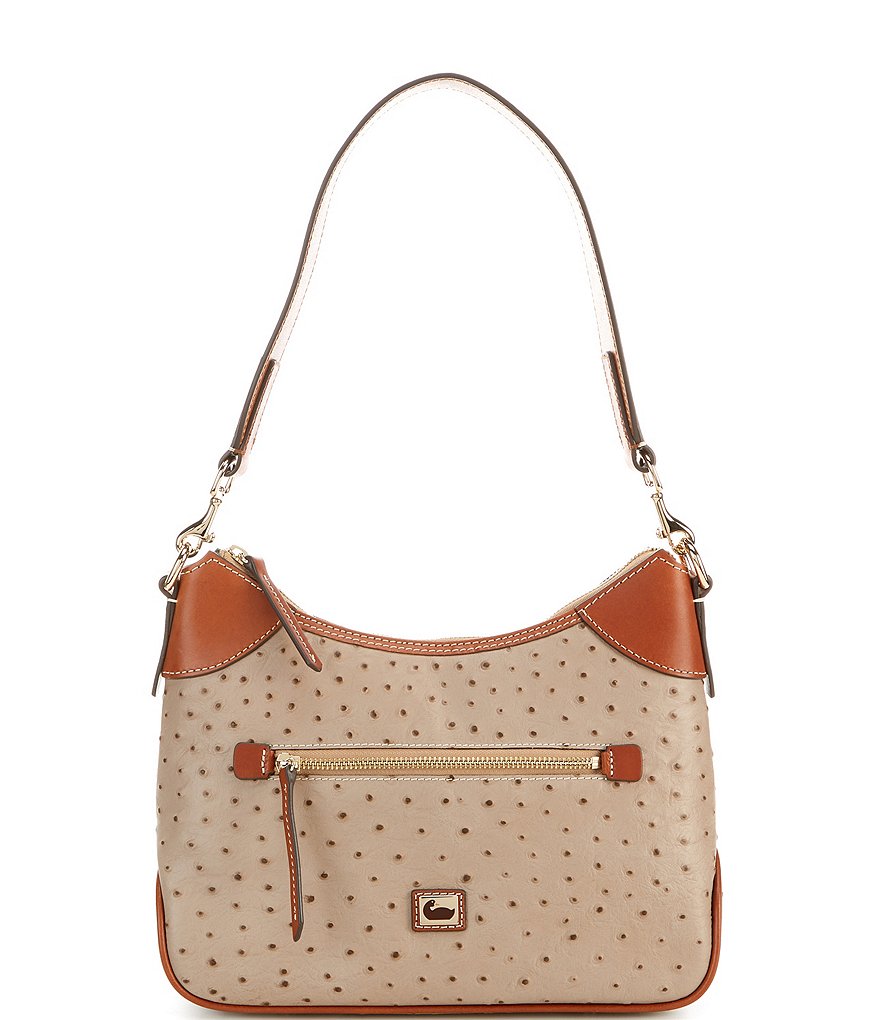 Dooney & Bourke Ostrich Collection Hobo Bag