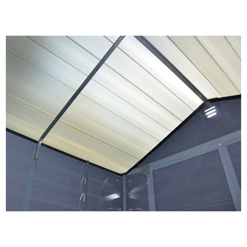 6'X5' Skylight Shed - Gray - Palram