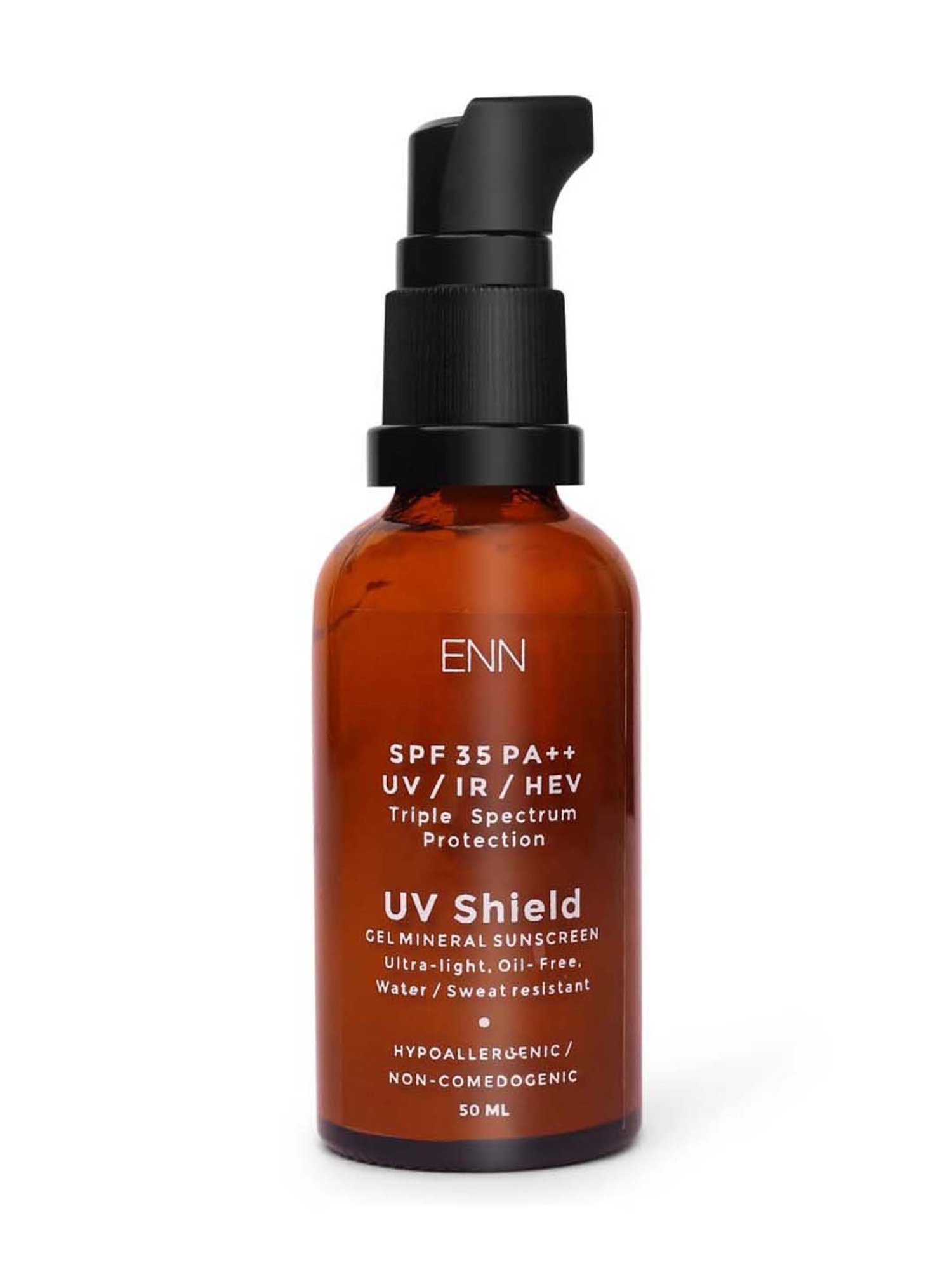 Enn Uv Shield Gel-Based Oil-Free Sunblock With Spf-35 Pa++ - 50 ml