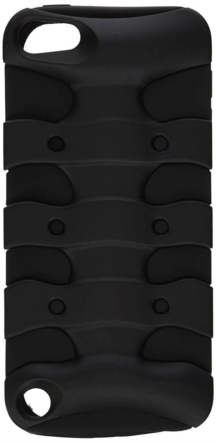 Asmyna Rubberized Black Ribcage Protector Cover for iPod touch 5