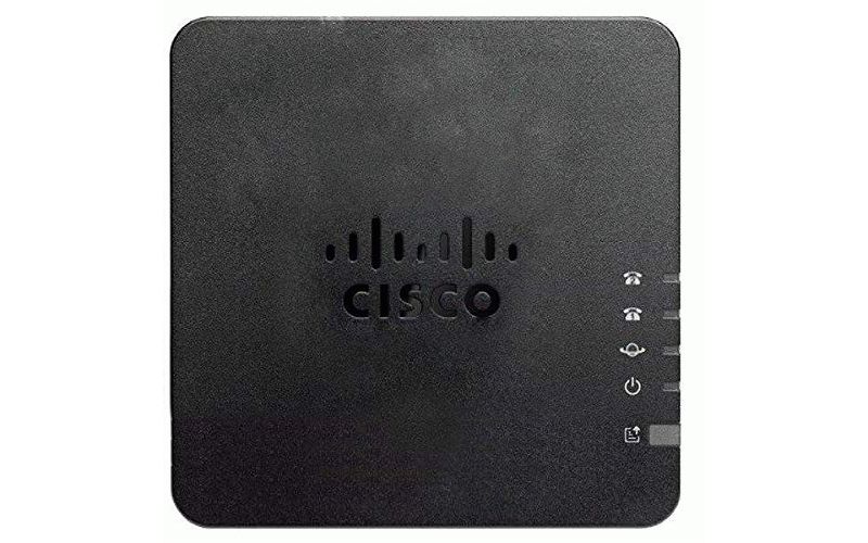 Cisco 2-Port Analog Telephone Adapter with Router For Multiplatform - 2 x RJ-45 - 2 x FXS - Fast Ethernet - Wall Mountable
