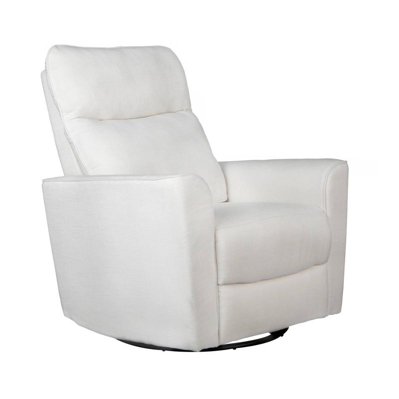 Karla Dubois Soho Swivel Accent Chair - White