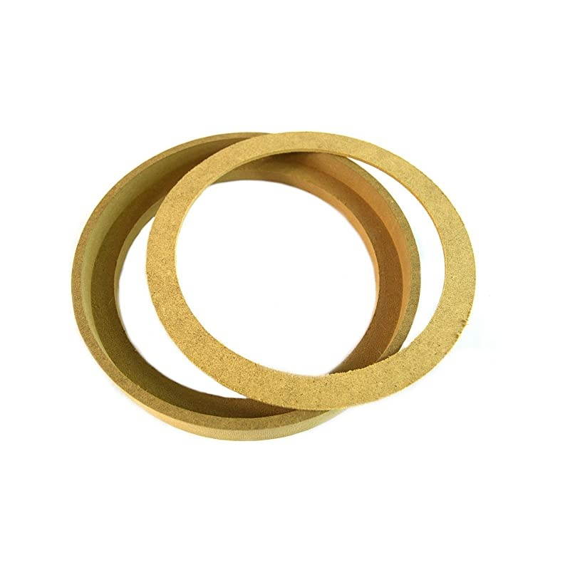 Pair 6.5" RING-6.5BZ MDF Speaker Ring Recess With Bezel MOUNTING SPACER
