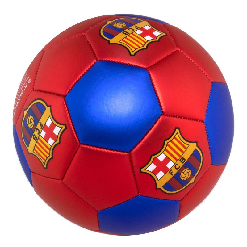 FIFA FC Barcelona Metallic Size 5 Soccer Ball