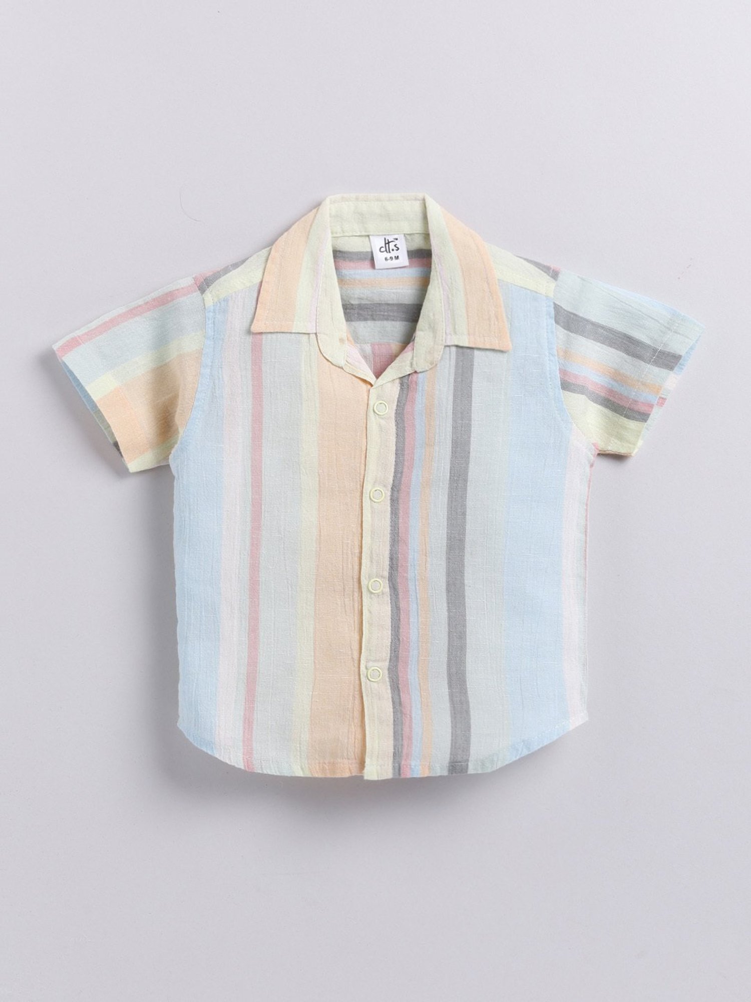 Clt.s Unisex Multi Cotton Striped Co-ord Set