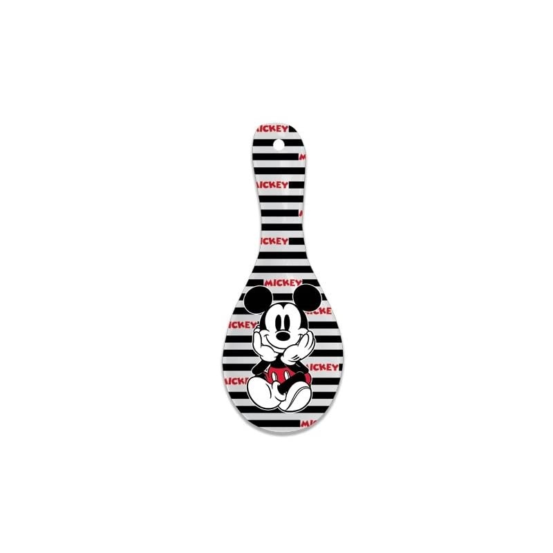 Disney Mickey Mouse Stripes Spoon Rest, White