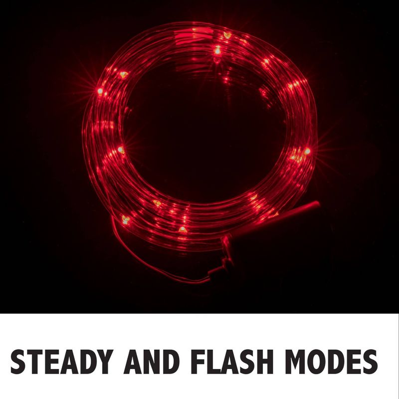 Bike Party Rope LED Light - Red