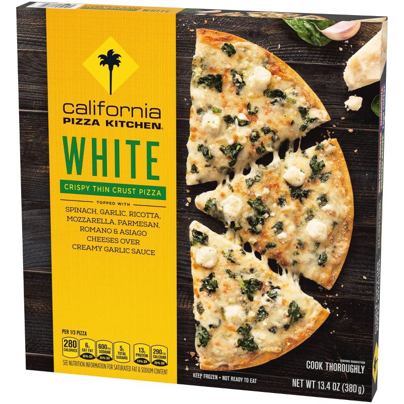 California Pizza Kitchen Crispy Thin Crust White Frozen Pizza - 13.4oz