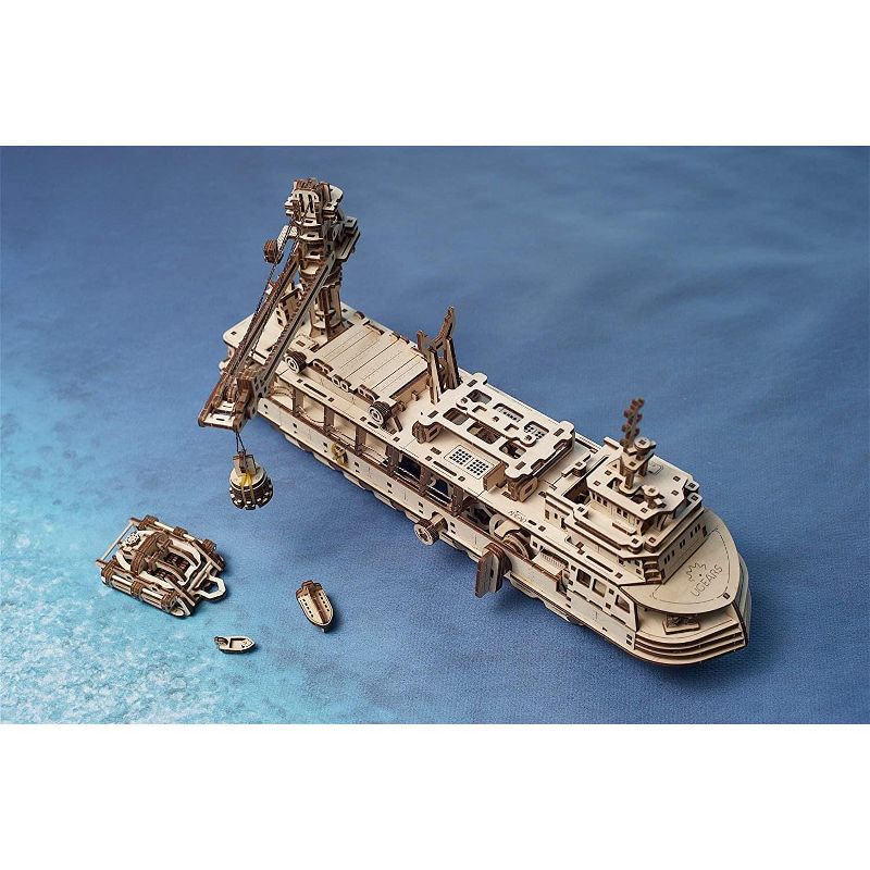 UGears Models UGears Mechanical Models 3D Wooden Puzzle | Research Vessel