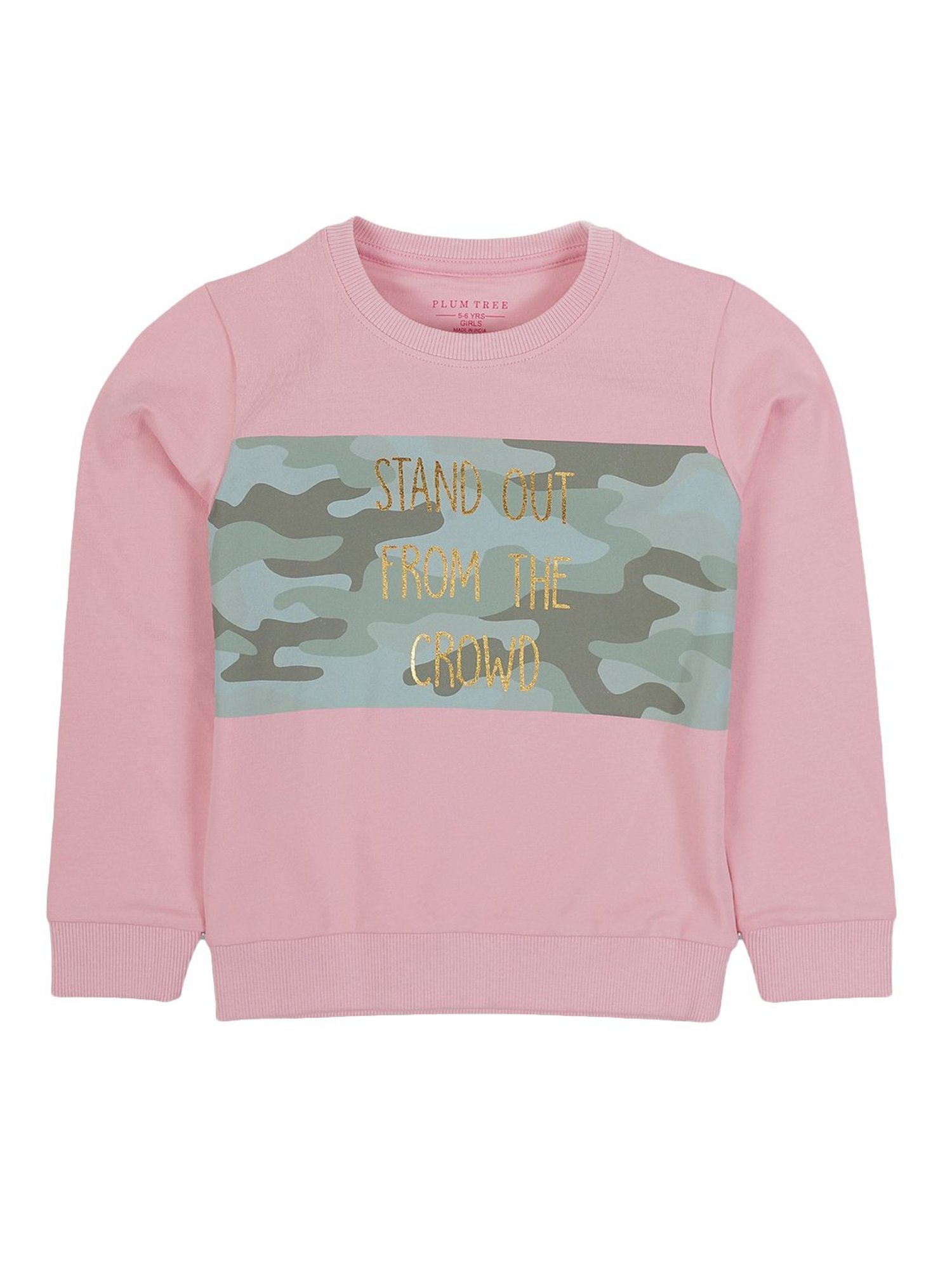 Plum Tree Kids Pink Embellished Sweatshirt