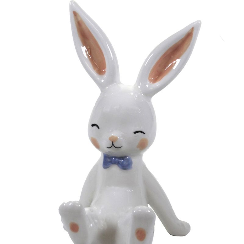 Easter 5.5" Frolicking Bunnies Rabbit Set/2 Spring  -  Decorative Figurines