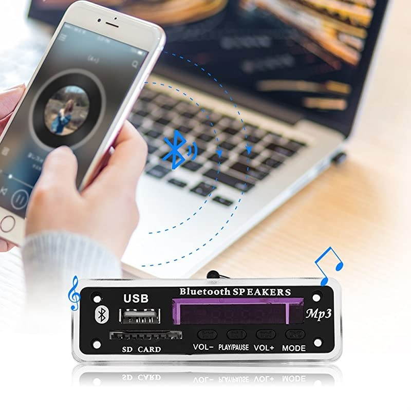 WMA Decoder Board Audio Wireless Bluetooth 42 Module Support USBSD CardFM Switching Supports WMAWAVlossless APEFLAC Format Music