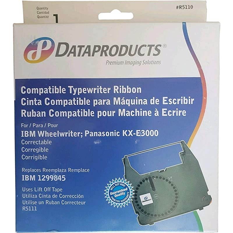Products  R5110 Compatible Correctable Ribbon Black Sold As 1 Each for use with IBM and Panasonic typewriters LongLasting and Easy to Install