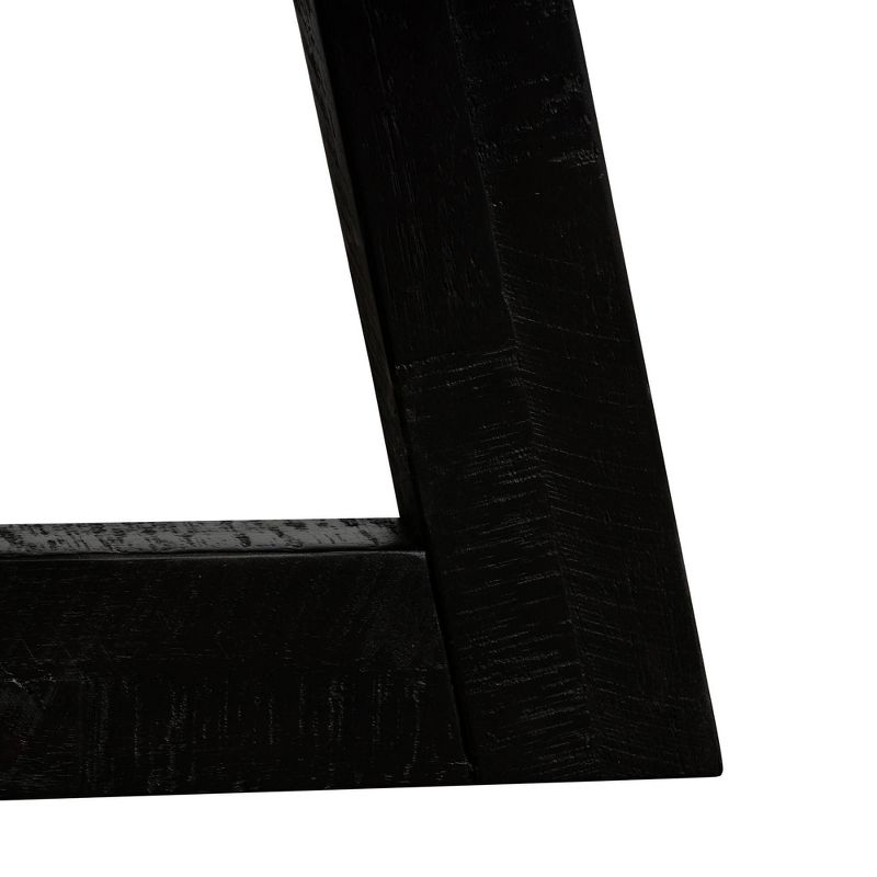 Manchester Modern Concrete and Acacia Round Coffee Table Gray - Armen Living