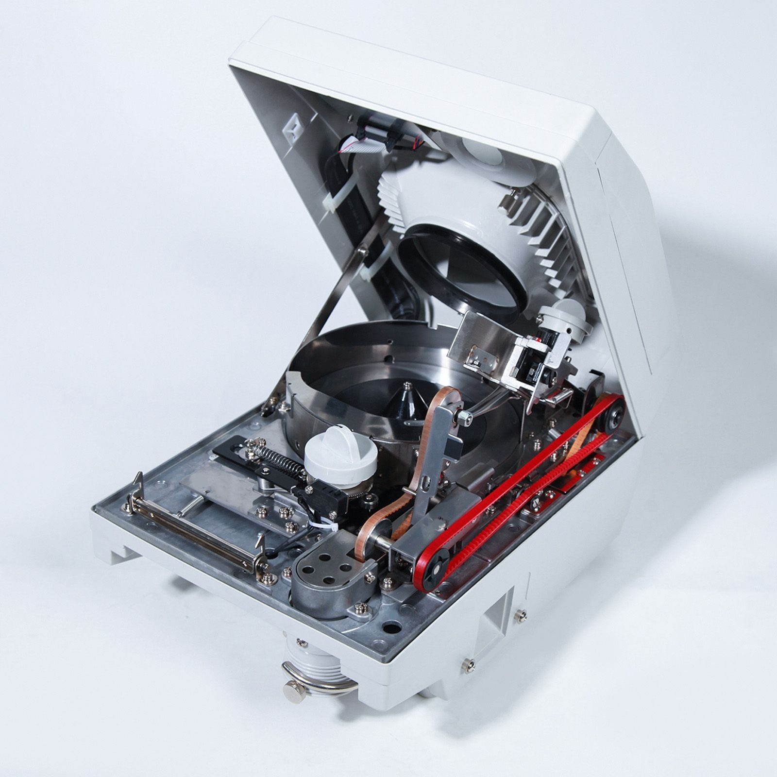 Ribao HCS-3500AH Coin Counter, Heavy Duty Bank Grade Anti-Jam Coin Sorter with Motorized Hopper, Two-Year