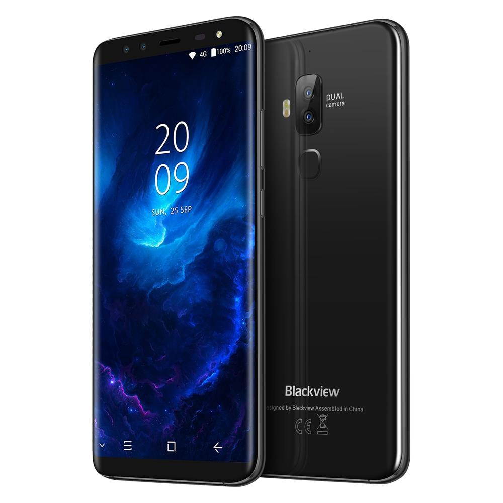 Blackview S8 4G Phablet 5.7 inch Android 7.0 MTK6750T 1.5GHz Octa Core 4GB RAM 64GB ROM 8.0MP + 0.3MP Dual Front Cameras Touch Sensor