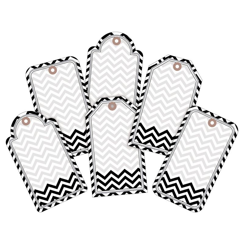 Barker Creek Bulletin Board Double-Sided Accents - Chevron Tags