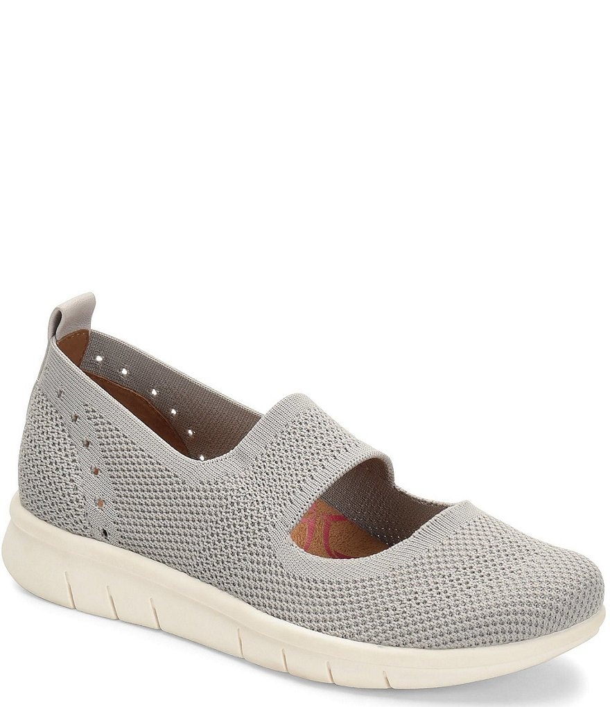Comfortiva Carlene Knit Mesh Mary-Jane Slip Ons