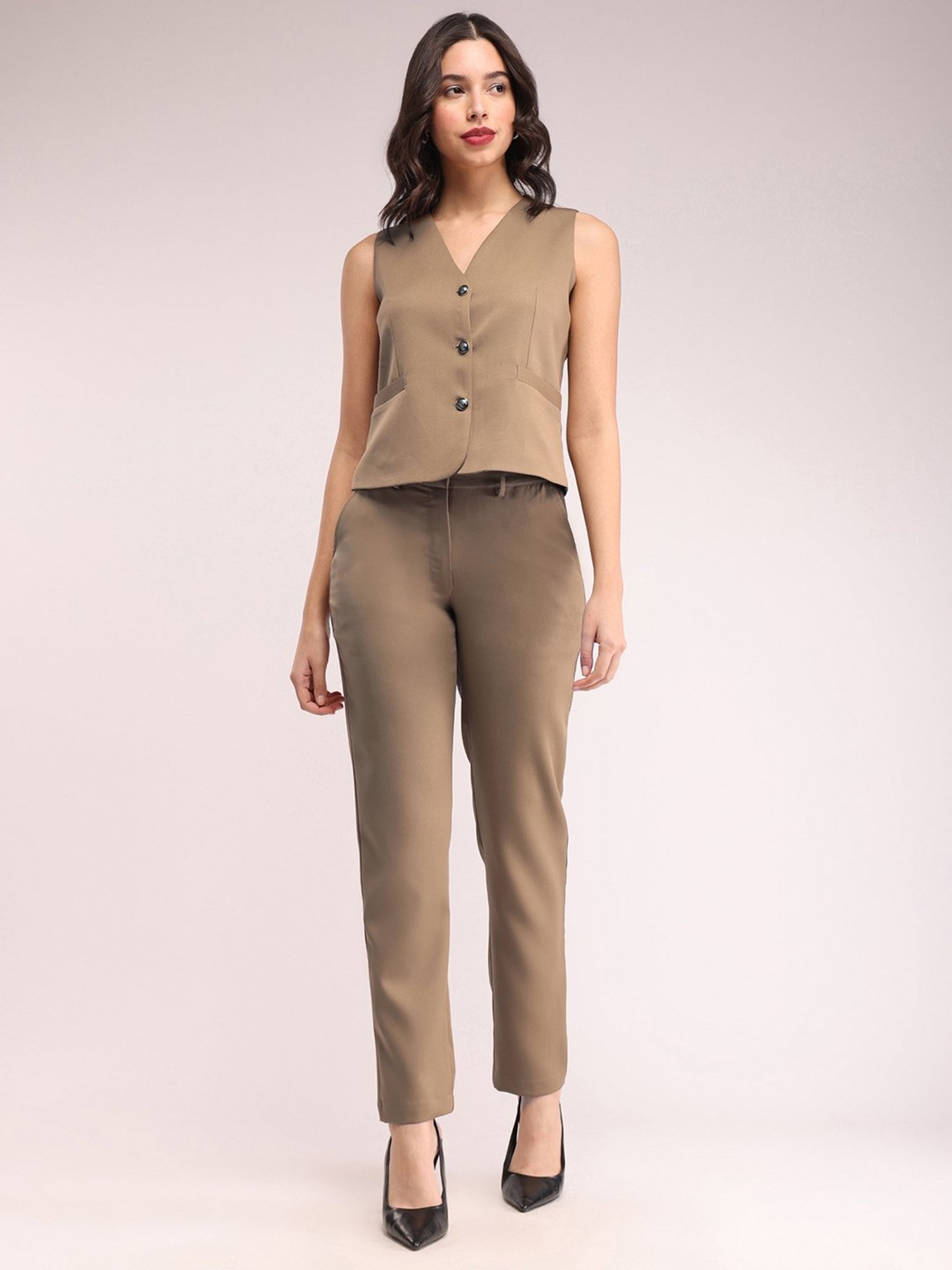 Belle Fille Blue Floral Print Playsuit