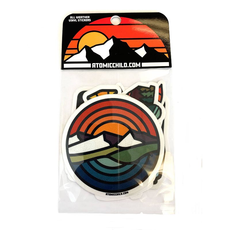Atomicchild Great Outdoors Sticker Pack 5pc