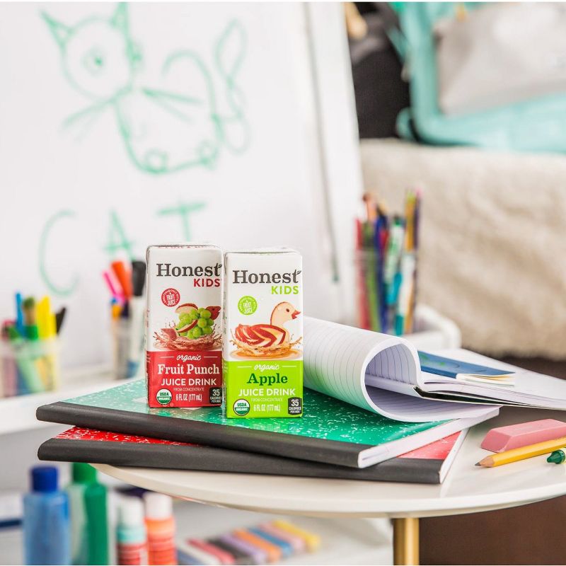Honest Kids Organic Fruit Punch Juice Drink - 8pk/6 fl oz Boxes