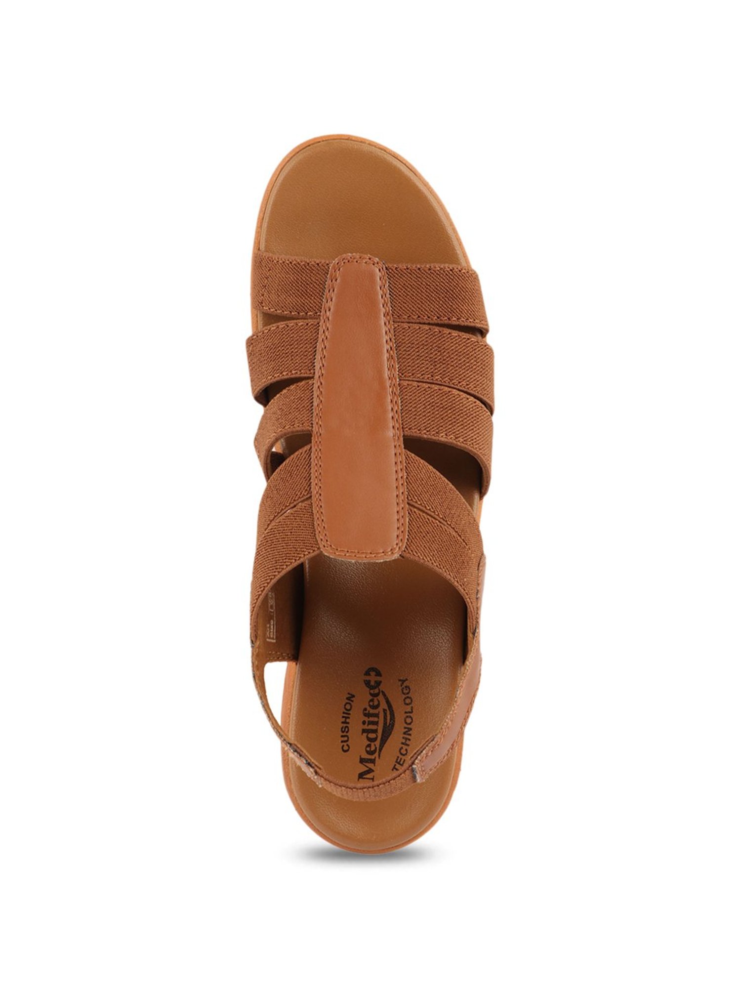 MediFeet Women's Tan Sling Back Sandals