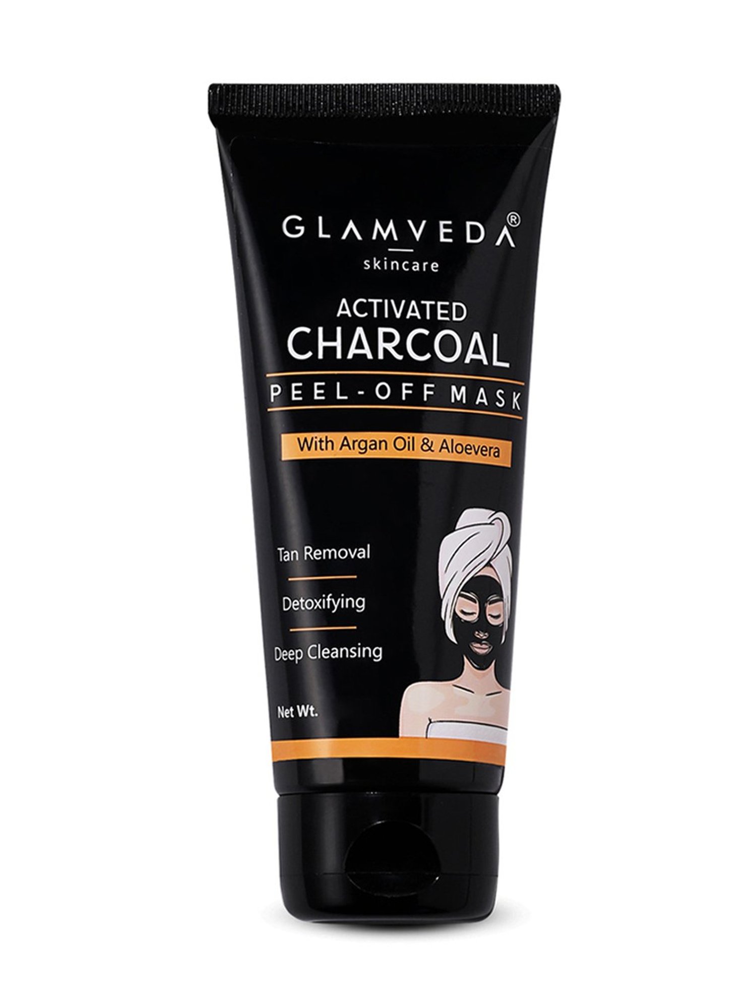 Glamveda Activated Charcoal Peel Off Mask - 60 gm