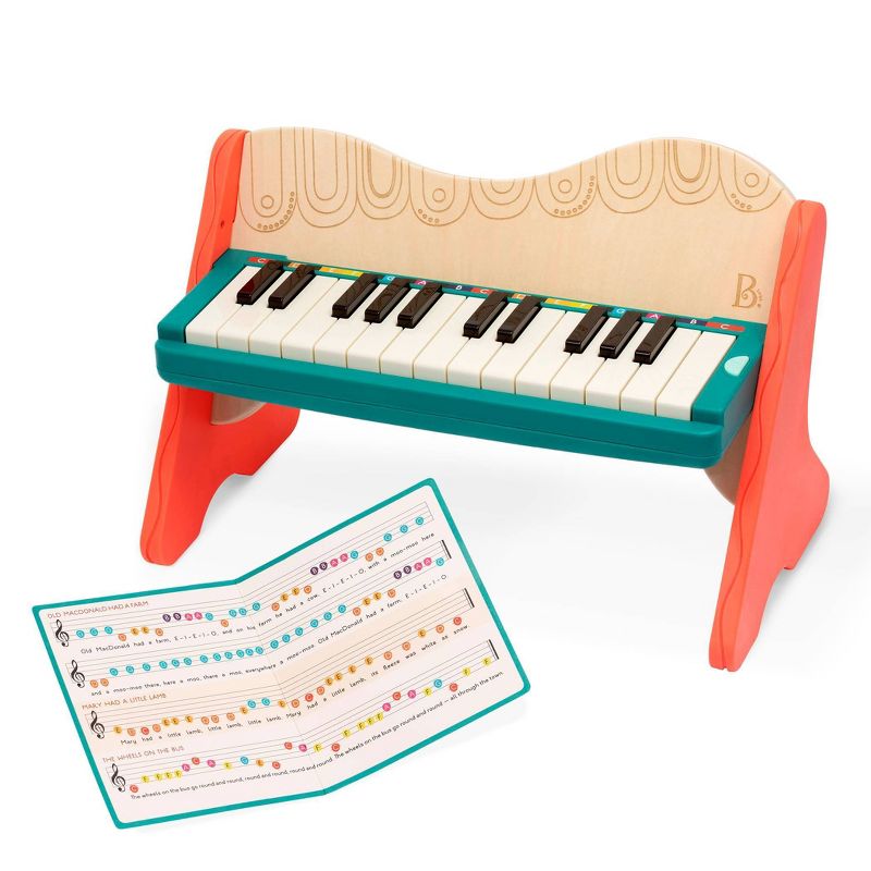 B. toys Wooden Toy Piano - Mini Maestro