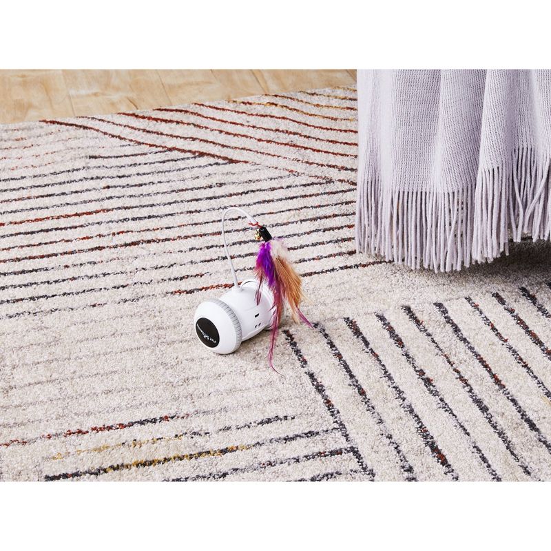 Pet Genius Smart Play Rover Cat Toy - White