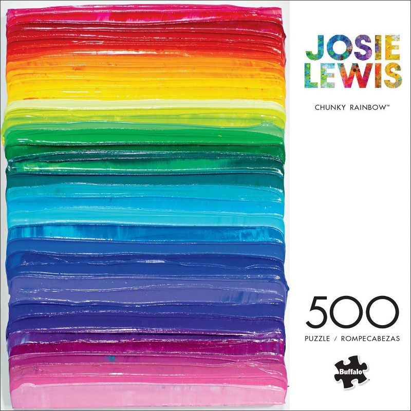 Buffalo Games Josie Lewis: Chunky Rainbow Jigsaw Puzzle - 500pc