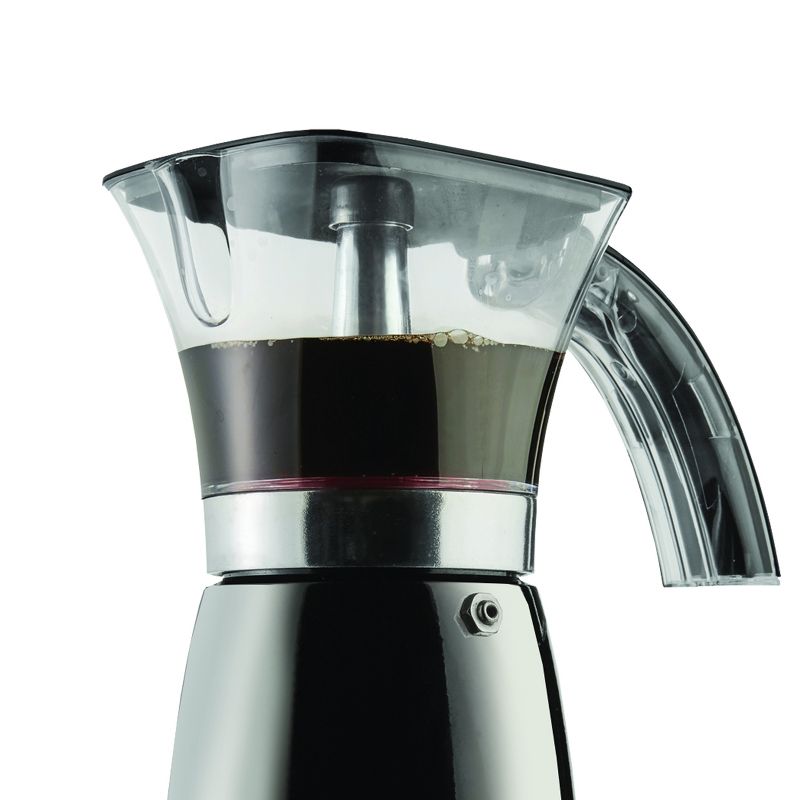 Bialetti 3 Cup Moka Stovetop Espresso Maker - Silver