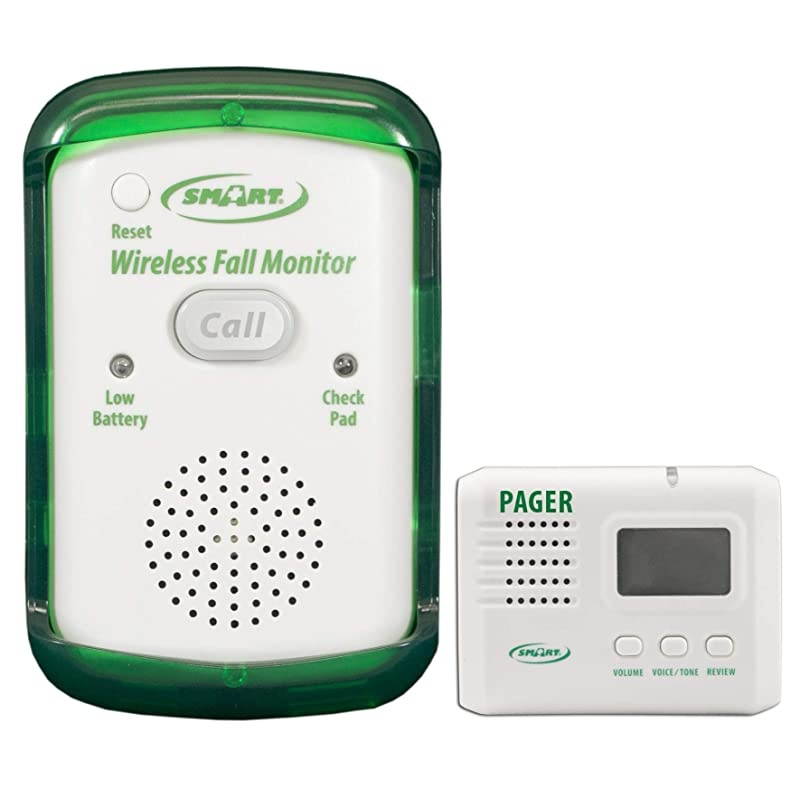 CAREGIVER WMBR1-SYS Wireless Call Monitor And 10-Inch by 30-Inch Bed Sensor Pad and LCD Pager